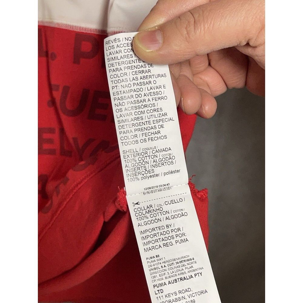 Puma Ferrari Shirt Men XXL Red White Scuderia Racing Nascar Fromula 1 F 1 Golf - Picture 14 of 14